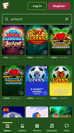 Jackpot mobile du casino FreakyBillion