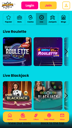 Bingo móvil con giros gratis y crupier en vivo