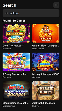 Jackpot mobile gratuit de Spinza Casino