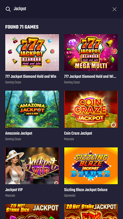 Мобильный джекпот казино Frenzino