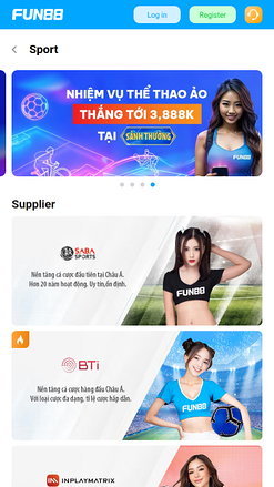 Sports mobiles du casino Fun88