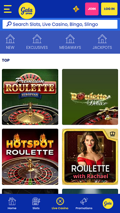 Gala Bingo Mobile Croupier en direct