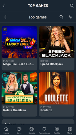 Casino mobile Galactic Bets avec croupier en direct