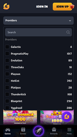 Développeurs du jeu mobile Galactix Casino