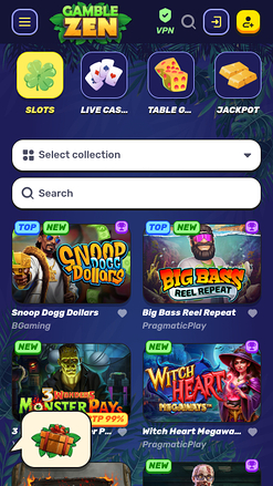 Giochi per dispositivi mobili GambleZen