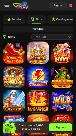Juegos móviles de casino Game Spot