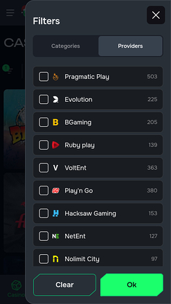 Développeurs de jeux mobiles de casino Gamix