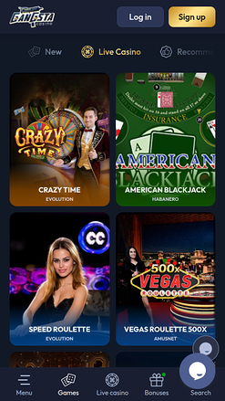 Gangsta Casino Mobile Croupier en direct