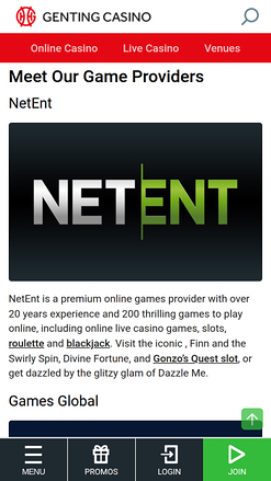 Développeurs de jeux de casino pour ordinateur Genting