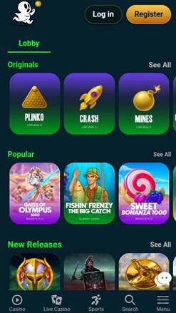 Ghostino Casino Games Mobile