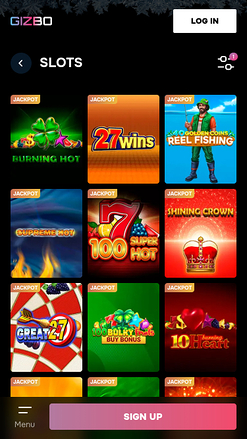 Gizbo Casino Mobile Jackpot