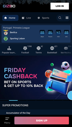 Gizbo Casino Mobile Sports