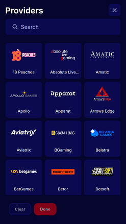 Разработчики мобильных игр для казино Gladiatorsbet