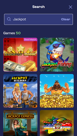 Jackpot mobile du casino God of Wins