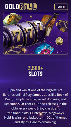 Giochi per cellulari Gold Roll