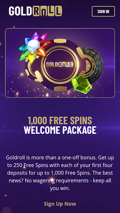 Promozioni Gold Roll Mobile