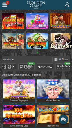 Développeurs de jeux mobiles Golden Game Casino