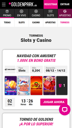 Tornei mobili GoldenPark