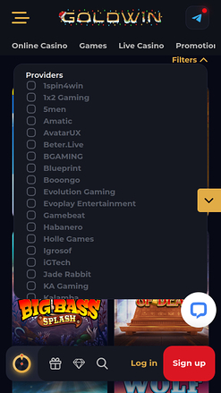 GoldWin Casino Mobile Game Developers