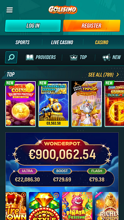Мобильные игры казино Golisima