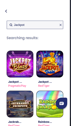 Jackpot móvil del casino Gratogana