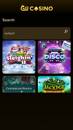Jackpot mobile du casino GW