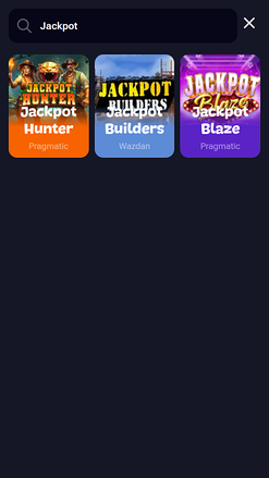 Jackpot móvil del casino Gxmble