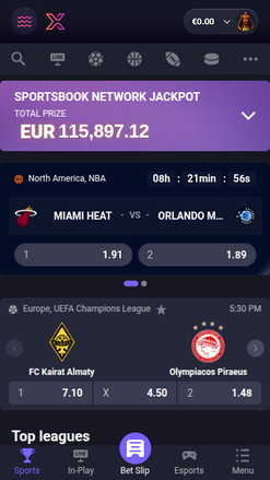 Deportes móviles del casino Gxmble