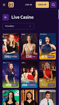 Haz Casino Mobile Live Dealer