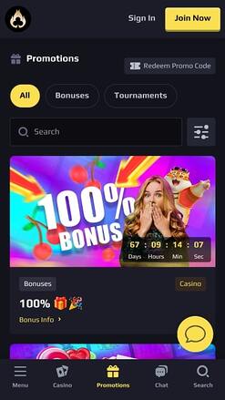 Heats Casino Promotions Mobile