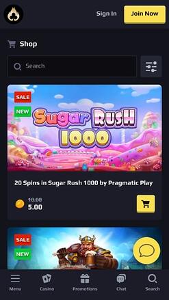 Heats Casino Boutique Mobile