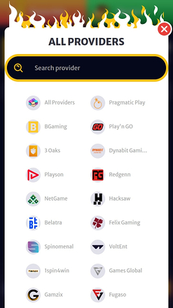 Desarrolladores de juegos móviles de HellSpin Casino