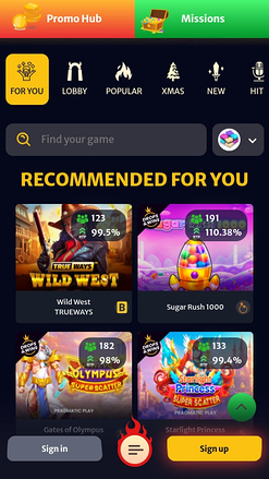 Juegos móviles del casino HellSpin