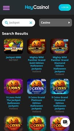 Jackpot Hey Casino Mobile