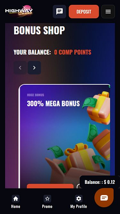 Negozio bonus di Highway Casino Mobile Image