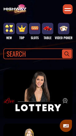 Casino mobile Highway avec croupiers en direct