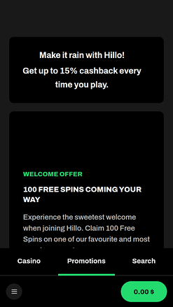 Promotions mobiles de Jam Casino