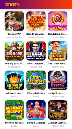 Jackpot mobile du casino Hitnspin