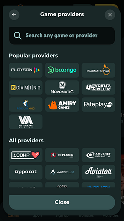 Desarrolladores de juegos de casino HoneyBetz