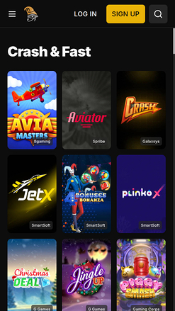 Horus Casino Móvil Fallo y Rápido