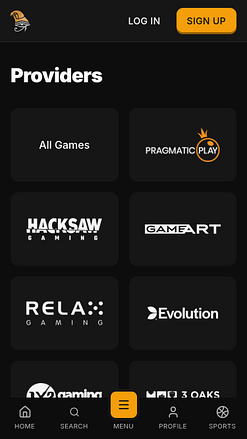 Horus Casino Mobile Game Developers