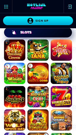 Jeux mobiles de casino Hotline