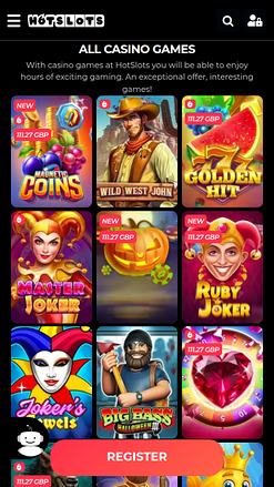 Jeux mobiles de casino Hotslots