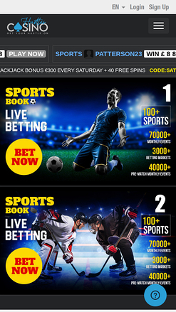 Hustles Casino Mobile Sportsbook