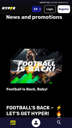 Promozioni per dispositivi mobili di Hyper Casino