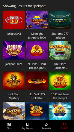 Jackpot mobile del casinò iBet