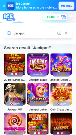 Jackpot mobile Ice Casino