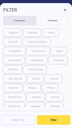 Desarrolladores de juegos móviles de IgoBet Casino