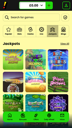 Мобильный джекпот казино Incredible Spins