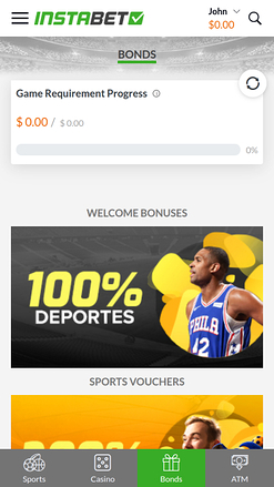 InstaBET Casino Mobile Promotions